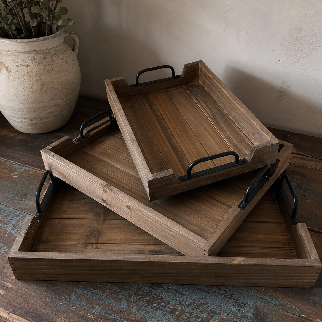 The Millbrook Tray Set - Set of 3