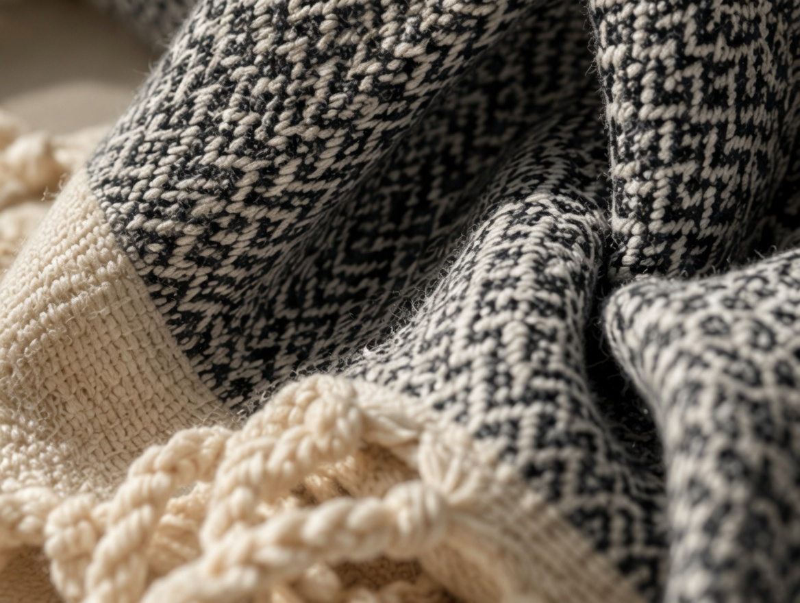 Woven Tassel Throw Blanket |50x60"